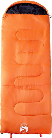 vidaXL Sleeping Bag Μονό Πορτοκαλί