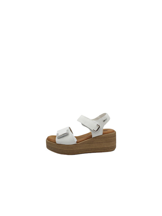 Igi&Co Women's Flat Sandals in White Color