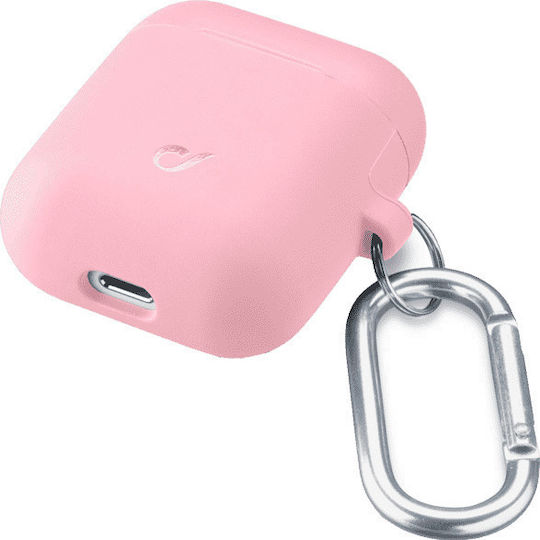 Cellular Line Bounce Калъф с кука в Розов цвят за Apple AirPods 1 / AirPods 2