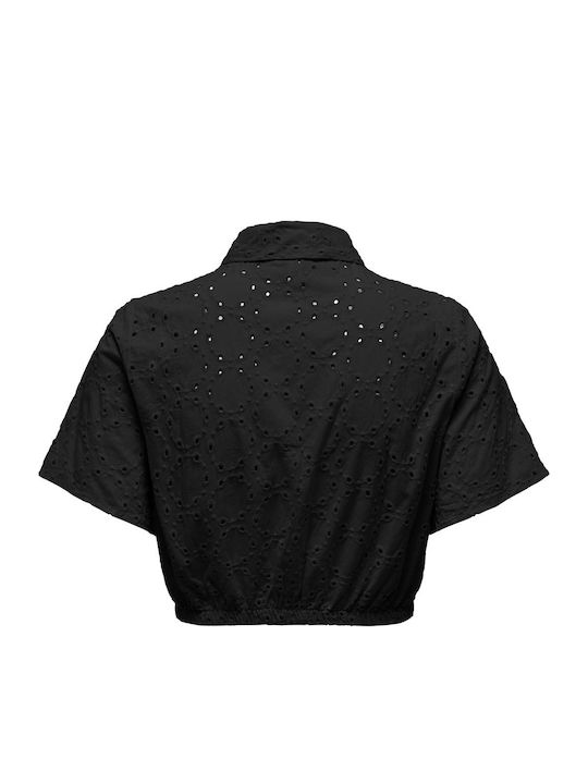 Short Sleeve Women's Shirt Black