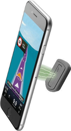 Cellular Line Βάση Κινητού Αυτοκινήτου με Μαγνήτη Μαύρη