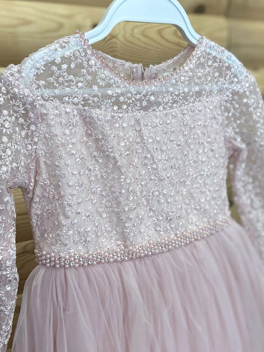 Extan Bebe Kids Dress Tulle Pink