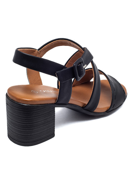 Cassandra Damen Sandalen in Schwarz Farbe