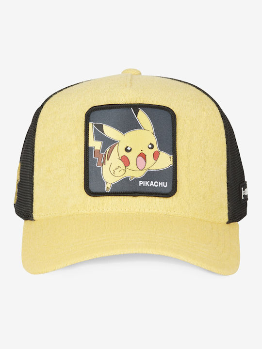 Capslab Pokemon Pikachu Trucker Yellow Cap