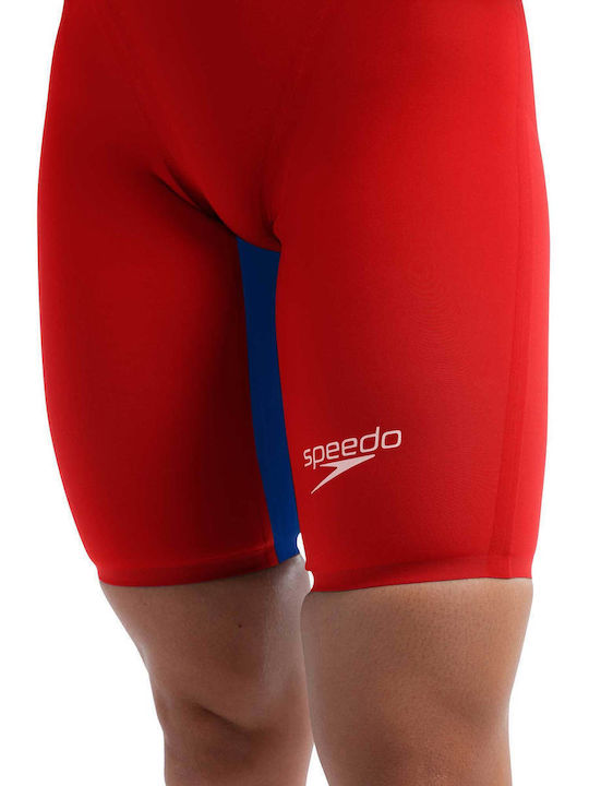 Speedo Γυναικείο Αγωνιστικό Ολόσωμο Μαγιό Κολύμβησης Κόκκινο