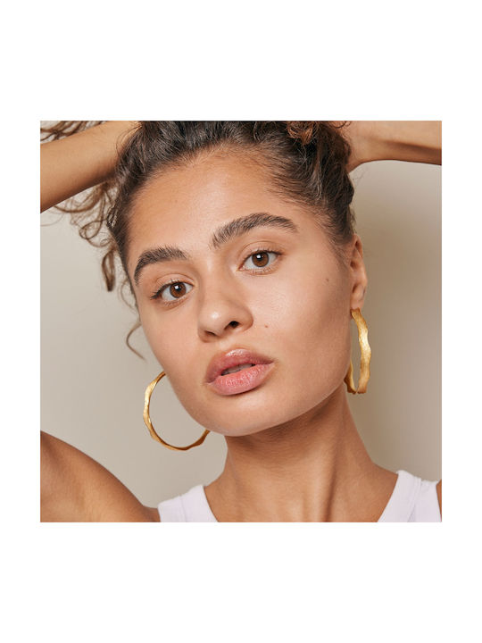 Enamel Copenhagen Earrings Hoops made of Silver Gold Plated