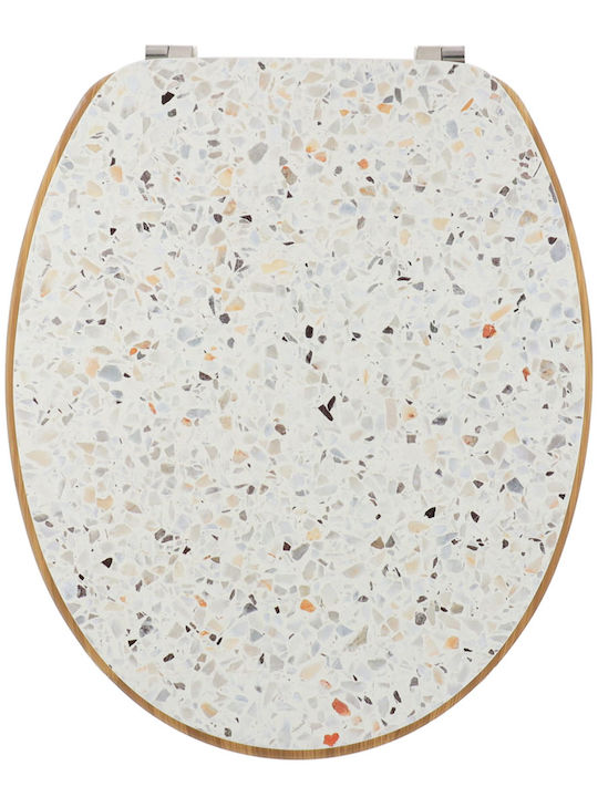 Капак за тоалетна Пластмаса 46x37.5см Бежов