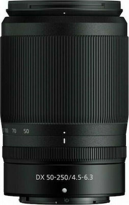 Nikon Crop Camera Lens NIKKOR Z DX 50-250mm f/4.5-6.3 VR Standard Zoom for Nikon Z Mount Black