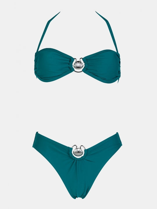 Set Bikini Πετρόλ