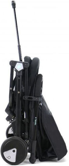 Asalvo Travel + Flight Baby Stroller Suitable from 6+ Months Black Aqua