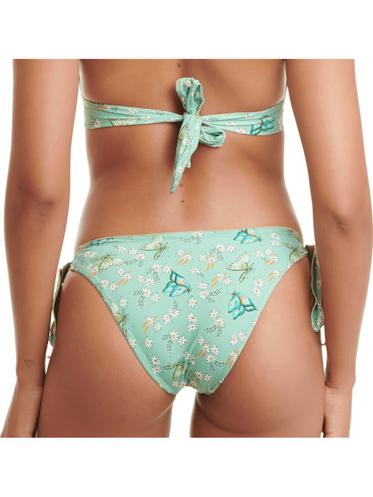 Erka Mare Bikini Bottom Mini Πεταλούδες 35411 Μέντα