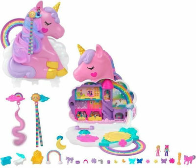 Παιχνίδι Μινιατούρα Polly Pocket Coffret Salon De Coiffure Licorne Γαλάζιο