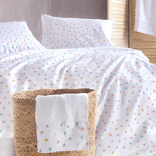 Rythmos Sheet Set Cotton Tiny Heart Rythmos Sheet Set Cotton Tiny Heart