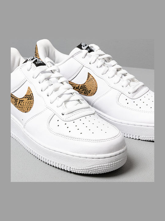 Air Force 1 Retro Premium Adidași Pentru Bărbați Albi