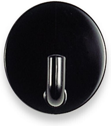 Inofix Double Wall-Mounted Bathroom Hook ​3.5x3.5cm Black