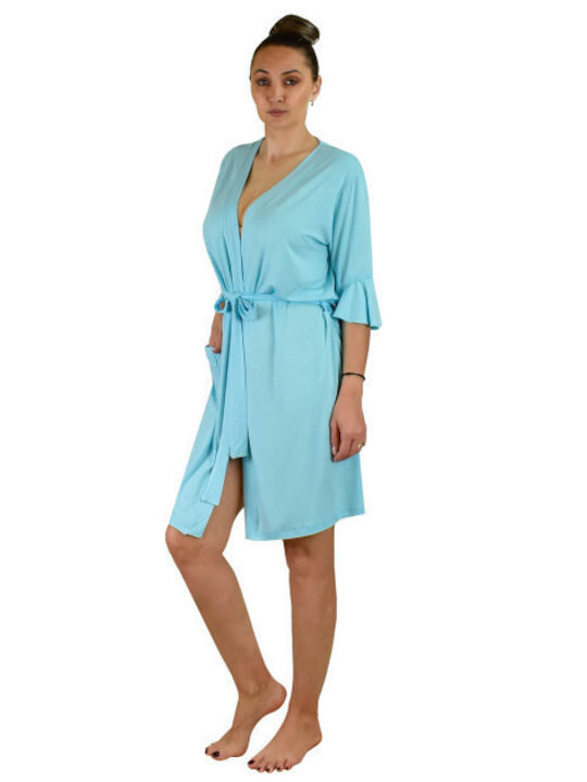 Koyote Summer Women's Robe Light Blue