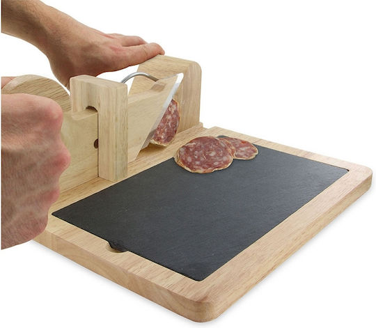 Cook Concept Επιφάνεια Κοπής Ξύλινη Μαύρη 29.2x28.7cm