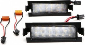 Lumini pentru plăcuțele de înmatriculare Lumini LED pentru Hyundai Accent / Elantra / i30 Kia Ceed 2buc