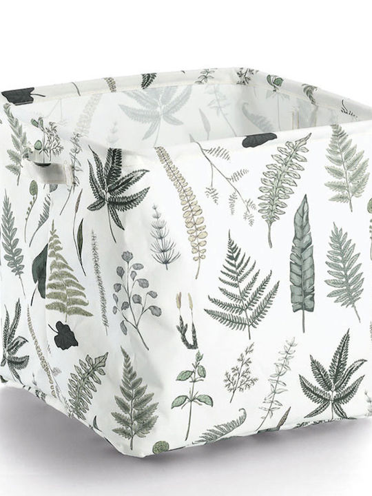 Zeller Aufbewahrungskorb Stoff Weiß 31x31x30cm 1Stück