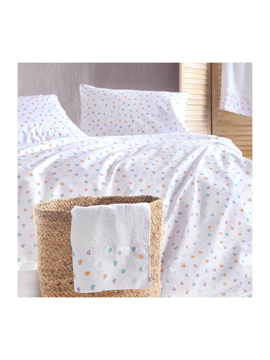 Rythmos Tiny Module Cuvertură Extra-dublu Bumbac Alb 220x240cm 3buc