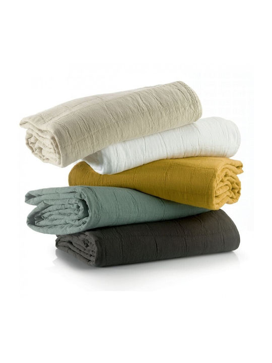Vivaraise Titou Tagesdecke King Size Carbone 260x260cm