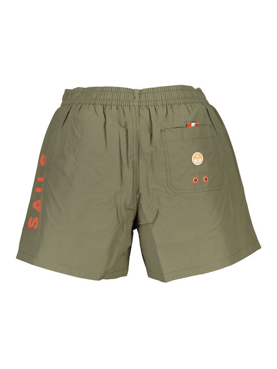 North Sails Men's Swimwear Shorts Green with Patterns