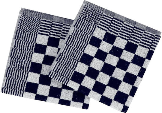 vidaXL Handtuch aus 100% Baumwolle in Blau Farbe 20Stück