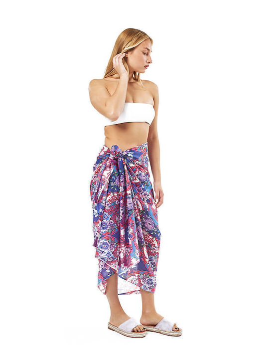 Verde Rotes Damen Pareo