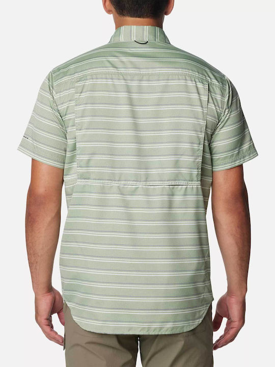 Columbia Men's Shirt Short Sleeve Green