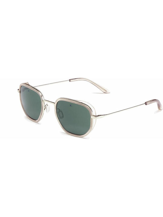 Vuarnet Sunglasses with Silver Frame and Green Lens VL192100031121