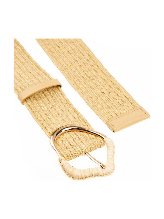 Grüner Damengürtel 04-0717 110cm Beige