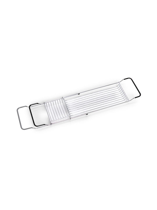 Zeller Wall Mounted Bathroom Shelf Metallic 65.5x15.5x4cm Silver