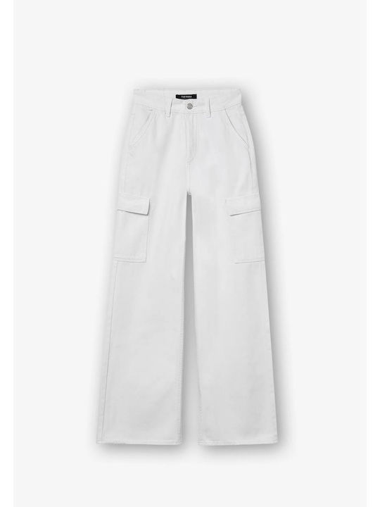 Kids' Denim Pants White