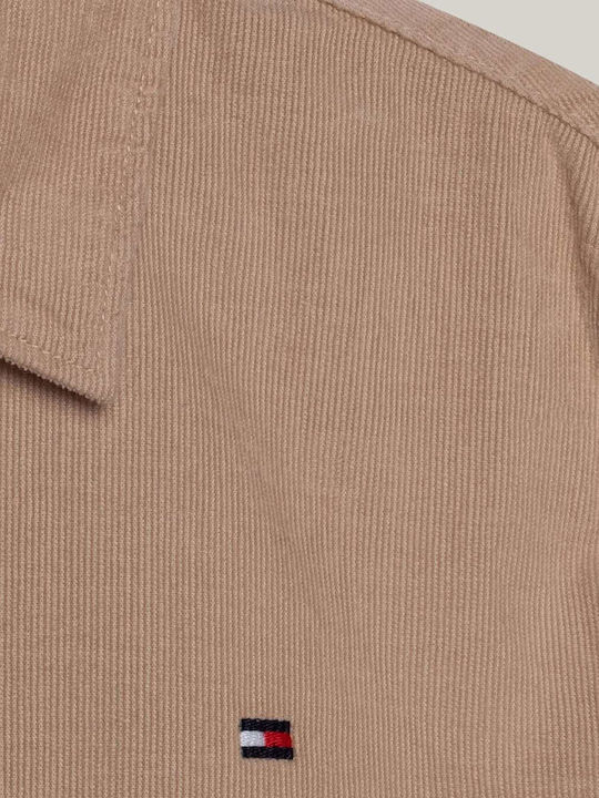 Kids Shirt Long Sleeve Beige
