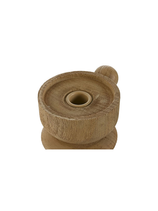 Home Esprit Candle Holder Polyresin in Brown Color 16x18x10cm 1pcs