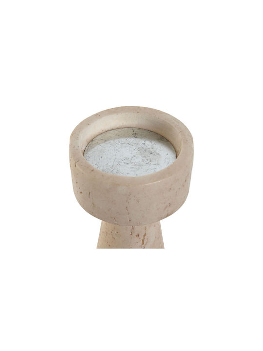 Home Esprit Candle Holder Polyresin in Beige Color 10x25x10cm 1pcs