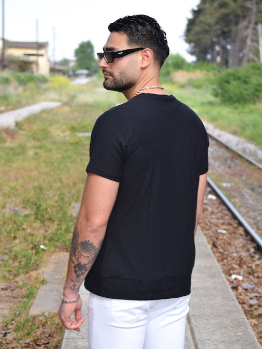 T-shirt Μαυρο