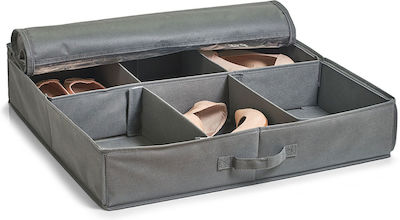 Spitishop Υφασμάτινη Θήκη Αποθήκευσης για Παπούτσια σε Γκρι Χρώμα 60x60x13cm