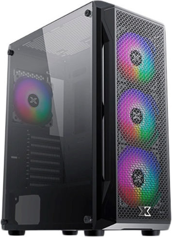 Vengeance Venom-X101 Desktop Computer Ryzen 5 4500 16GB DDR4 512GB SSD GeForce RTX 3050 No Operating System and MSI 24 Inch PRO MP2412 Monitor