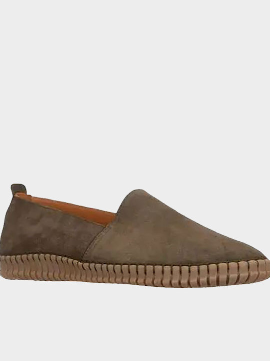 Pablo Suede Men's Espadrilles in Brown Color