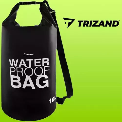 Trizand Sac etanș de umăr / de mână 10lt Negru