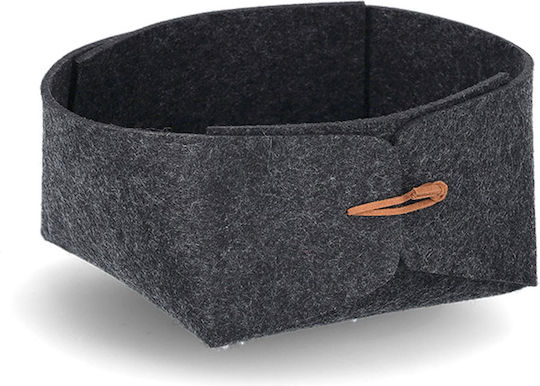 Aufbewahrungskorb Stoff Gray 13.5x13.5x7.5cm 1Stück