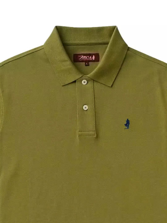 Malboro Classics Polo Short Sleeve Blouse Army Green