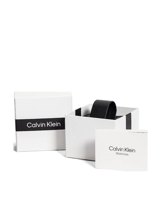 Calvin Klein Infinite Ανδρικό Ρολόι 44mm Χρονογράφος Μπαταρίας με Ασημί Μεταλλικό Μπρασελέ