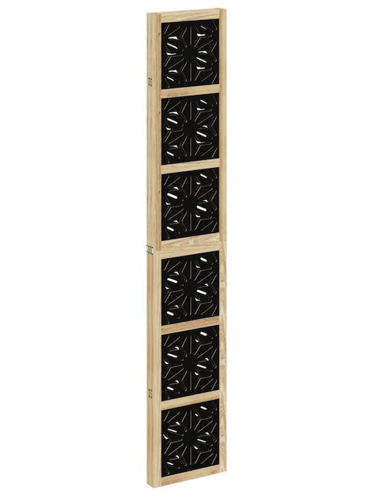 vidaXL Decorativ Paravan Lemn cu 4 Panouri 140x220cm