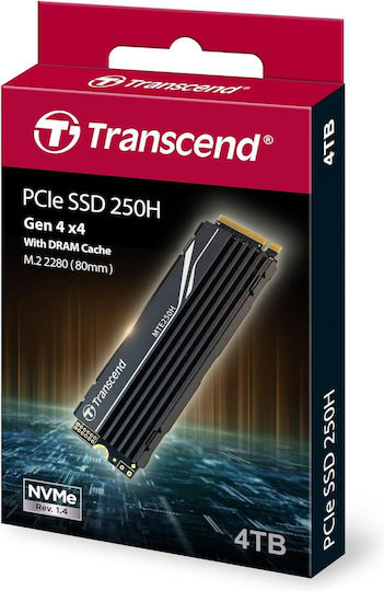 Transcend MTE250H SSD 4TB M.2 NVMe PCI Express 4.0