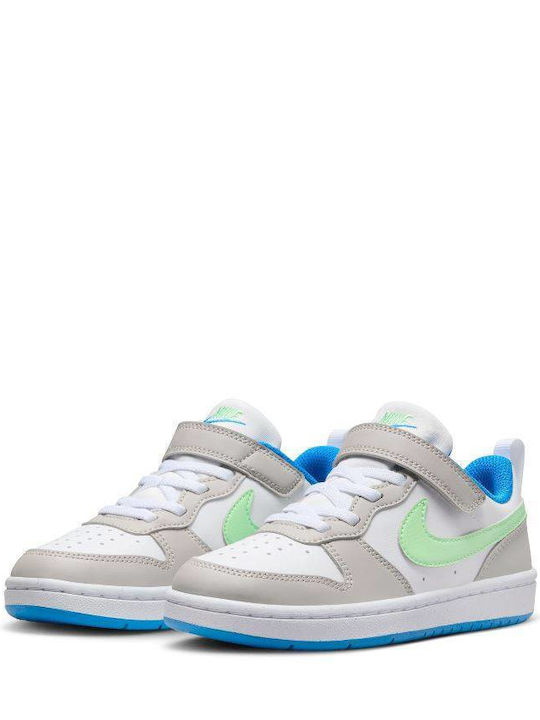 Nike Court Borough Παιδικά Sneakers με Σκρατς Λευκά DV5457-005