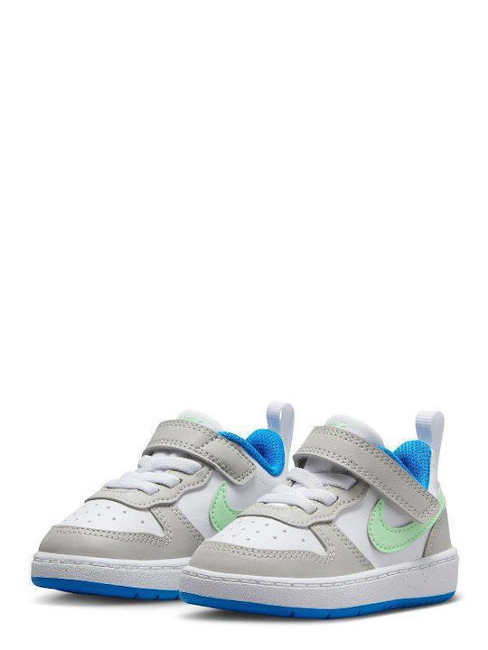 Court Borough Παιδικά Sneakers με Σκρατς Λευκά DV5458-005