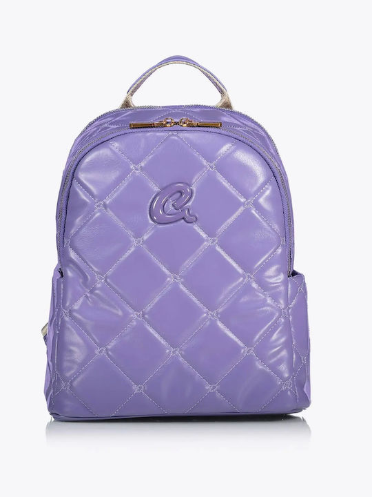 Axel School Bag Backpack in Purple color