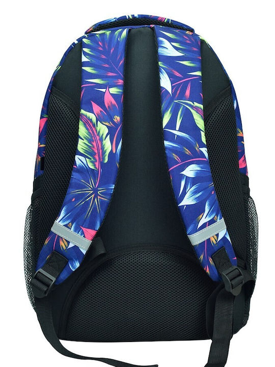 Maui & Sons School Bag Backpack Elementary, Elementary Multicolour with Water Bottle Holder 30Liters